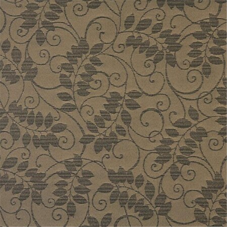 Designer Fabrics 54 In. Wide Black- Floral Vine Outdoor- Indoor- Marine Scotchgarded Fabric F631